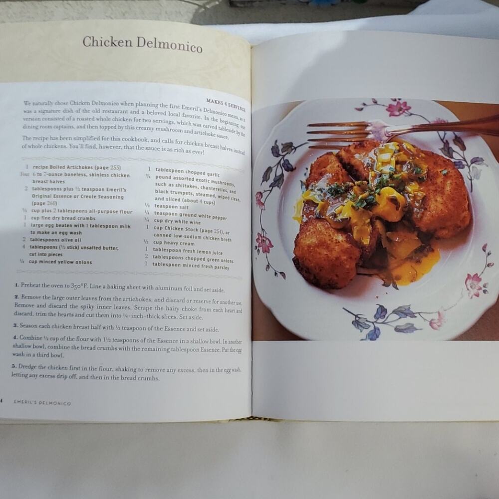 Emeril's Delmonico Cookbook Hard Cover 2005 - Picture 4 of 7